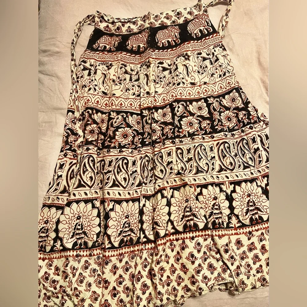Vintage boho wrap skirt - Picture 4 of 4